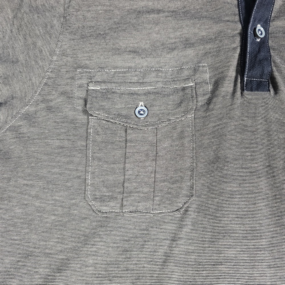 Tommy Bahama Jeans Island Modern Fit Polo Shirt Men Medium Gray Pima Cotton - Picture 3 of 10
